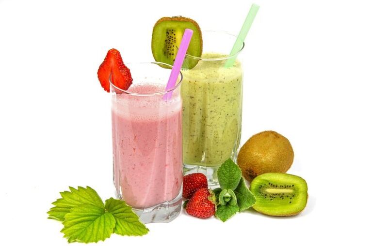smoothies aux fruits pour perdre du poids et nettoyer le corps